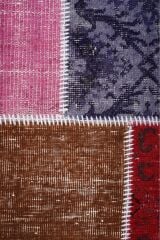 Patchwork Renkli Modern El Dokuma Halı