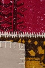 Patchwork Renkli Modern El Dokuma Halı