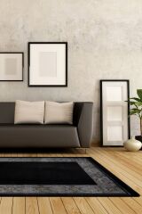 Black M249H Modern Makine Halısı