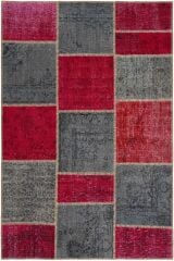 Patchwork Renkli Modern El Dokuma Halı