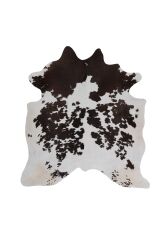 Buffalo Tgr Orjınal Beyaz / Kahverengi Naturel Deri Halı