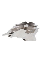 Buffalo Tgr Orjınal Beyaz / Kahverengi Naturel Deri Halı
