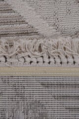 Bonn 8802 Krem Geometrik Modern Mutfak Halısı Kesme Halı