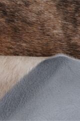 Buffalo Tgr Orjınal Kahverengi / Krem Naturel Deri Halı