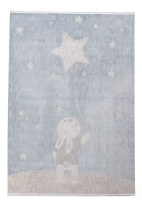 Minidream 2197A Yumuşak Dokulu Çocuk Halısı MAVİ / BEJ - 125x200