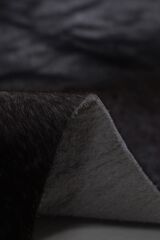 Buffalo Tgr Orjınal Siyah Naturel Deri Halı