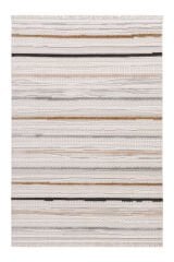 Bonn 8803 Bej Etnik Desenli Mutfak Halısı Kesme Halı