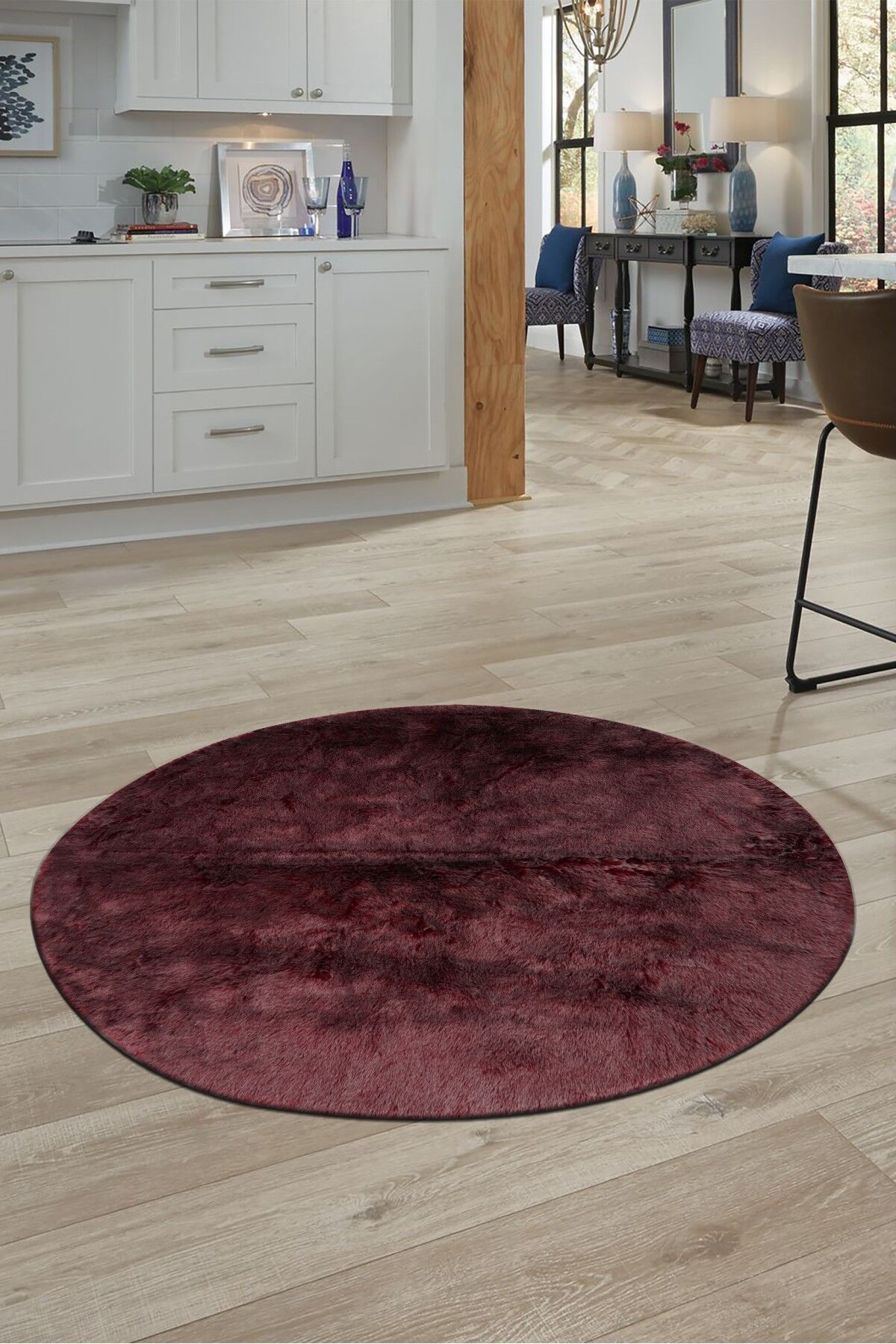 By Post Kırçıllı Naturel Peluş Halı
