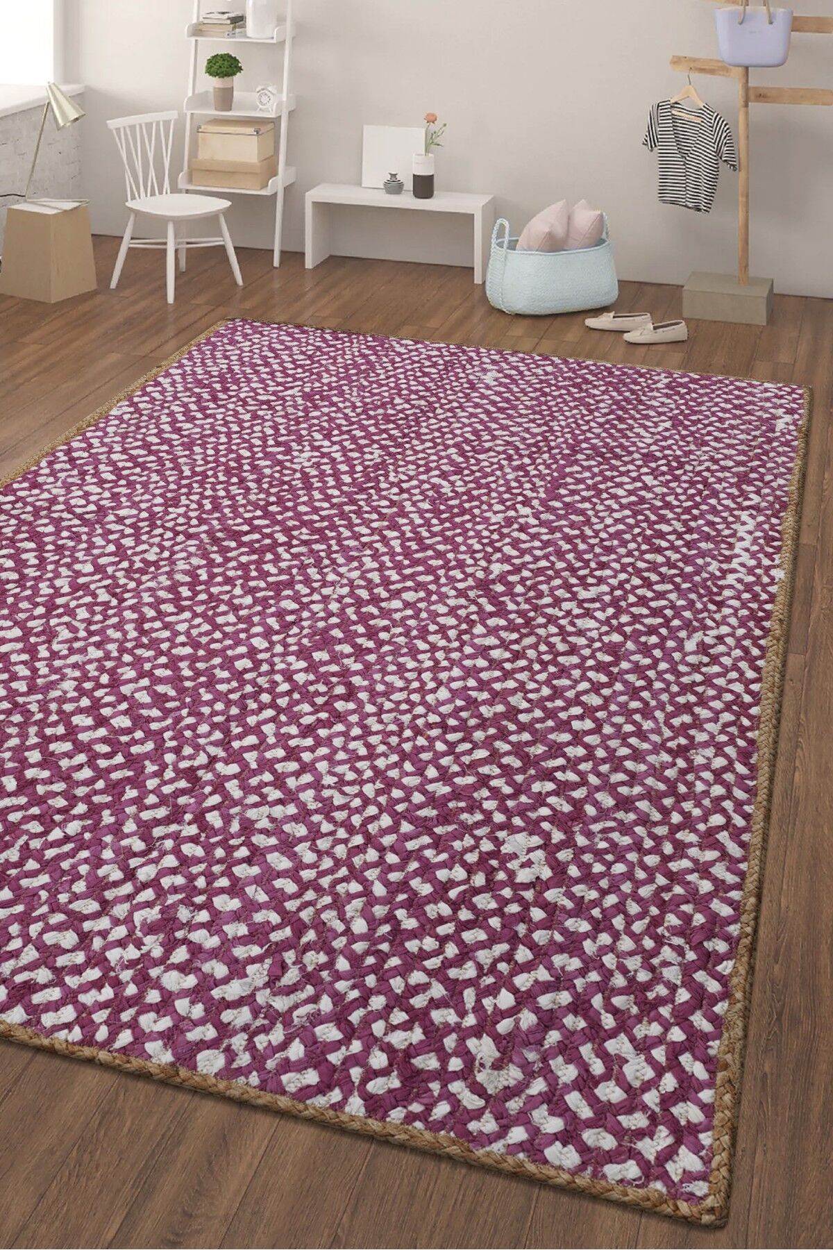 Cotton Kc 113 Mor Modern Makine Halısı