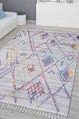 Enti Rainbow 2501 Modern Makine Halısı