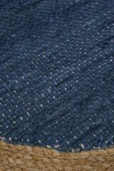 Cotton Kc 125 Mavi Modern El Dokuma Halı