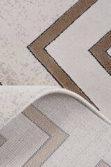 Naar Riva 9221 Bambu Halı KREM / GOLD - 160x160