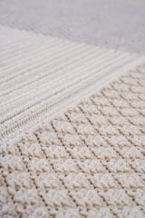 Bonn 8806 Bej Bohem Mutfak Halısı Kesme Halı