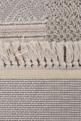 Bonn 8806 Bej Bohem Mutfak Halısı Kesme Halı