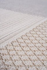 Bonn 8806 Bej Bohem Mutfak Halısı Kesme Halı