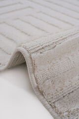 Step 2213 Krem Modern Salon Halısı Kesme Halı