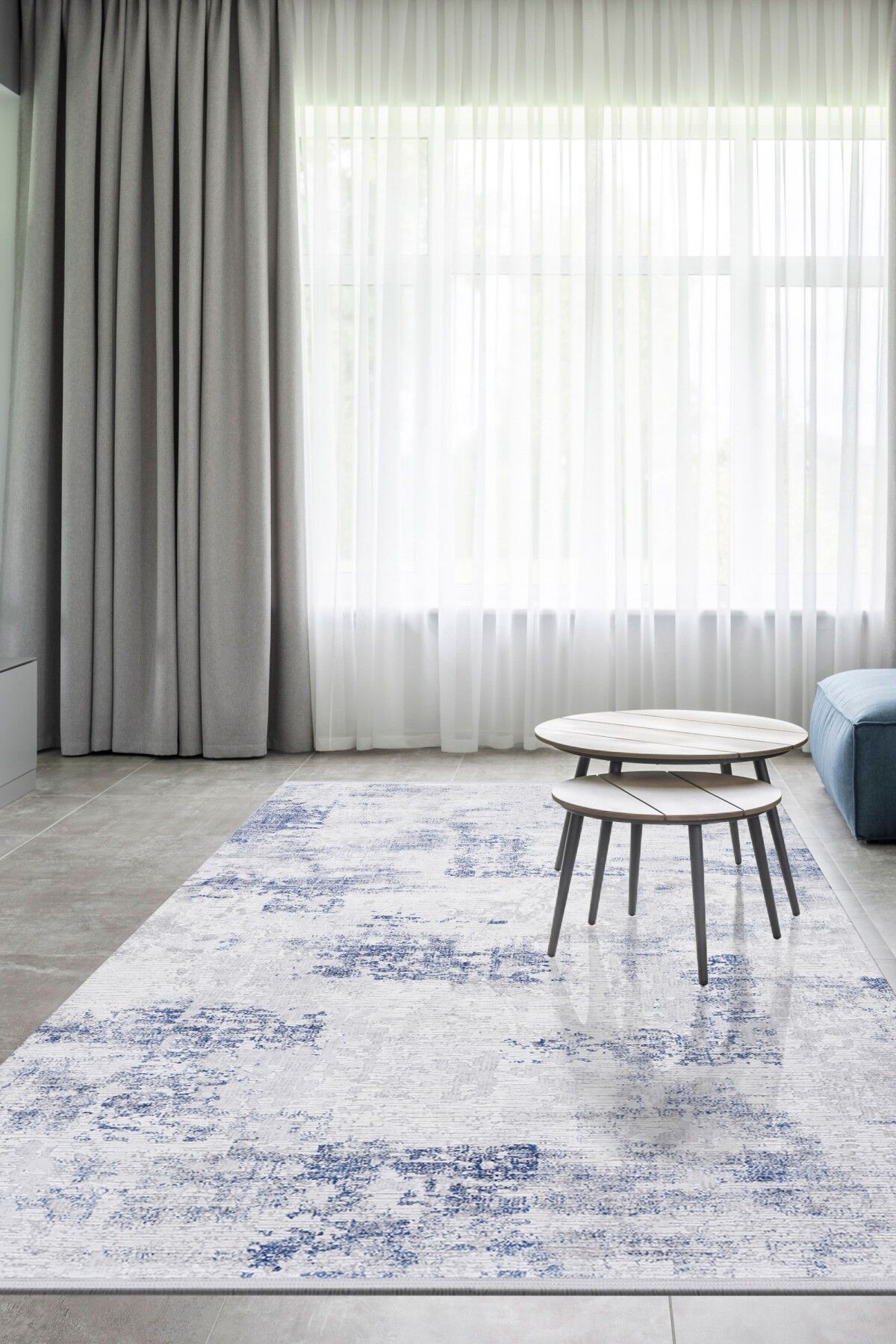 Dilek Halı İntesa 9005B Eskitme Makine Halısı