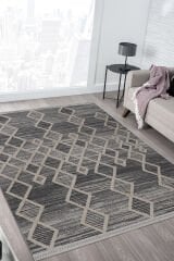 Step 2206 Gri İskandinav Salon Halısı Kesme Halı