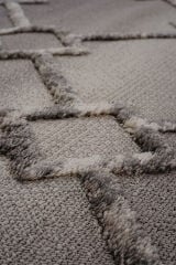 Step 2203 Gri İskandinav Salon Halısı Kesme Halı