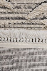 Step 2204 Gri Halı Bohem Salon Halısı Kesme Halı