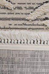 Step 2204 Gri Halı Bohem Salon Halısı Kesme Halı