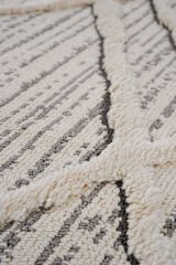 Step 2204 Gri Halı Bohem Salon Halısı Kesme Halı