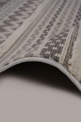 Step 2207 Gri İskandinav Salon Halısı Kesme Halı