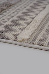 Step 2207 Gri İskandinav Salon Halısı Kesme Halı