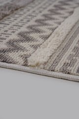 Step 2207 Gri İskandinav Salon Halısı Kesme Halı