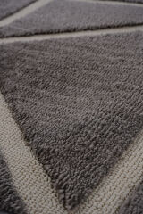 Step 2210 Gri Modern Salon Halısı Kesme Halı