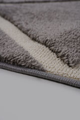 Step 2210 Gri Modern Salon Halısı Kesme Halı