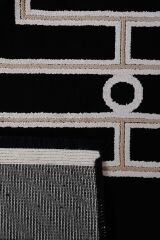 Naar Riva 9349 Bambu Halı SİYAH / GOLD - 200x300