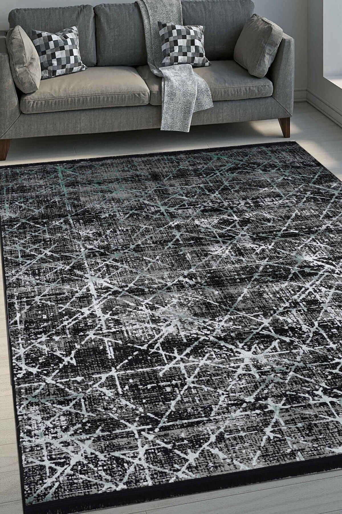 Enti Vitrin 6503 Modern Makine Halısı