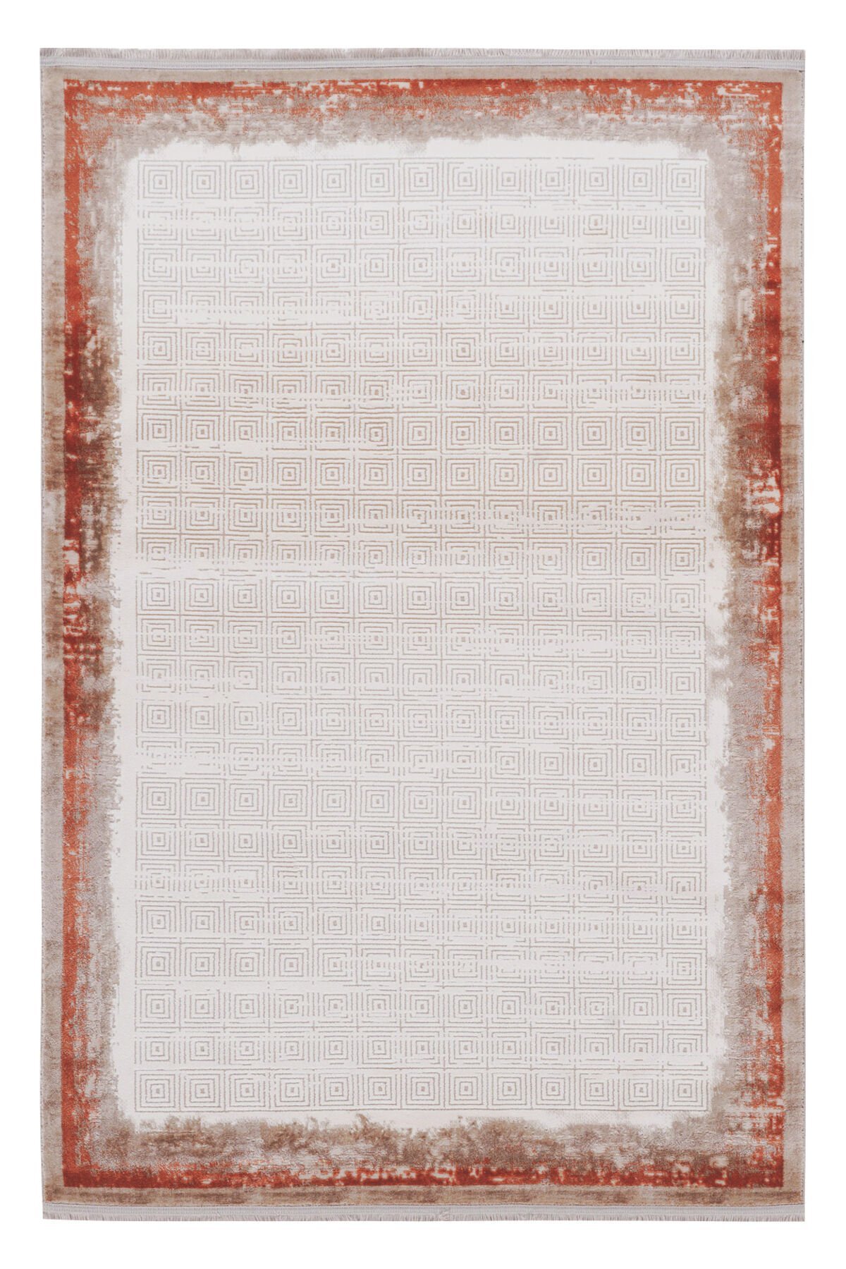 Lizbon 4513 Taba Yumuşak Dokulu Salon Halısı Kesme Halı