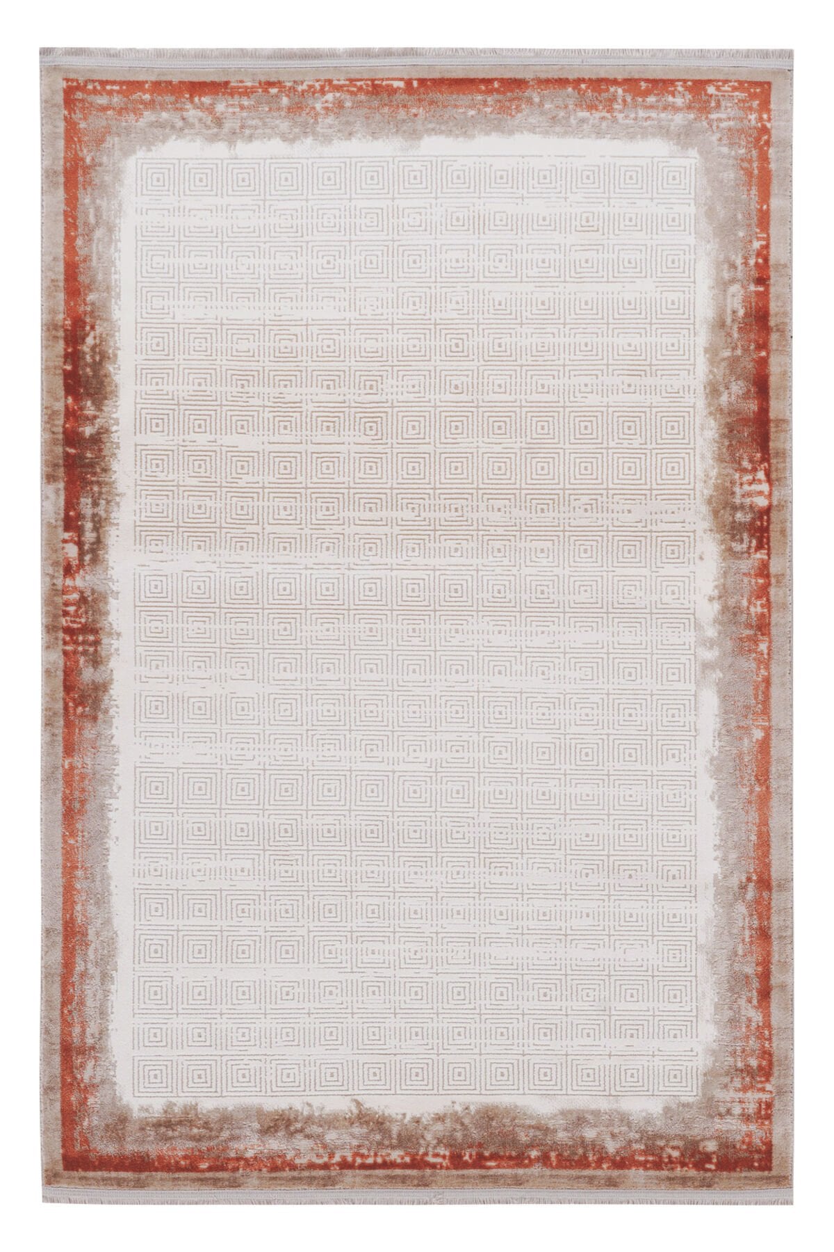 Lizbon 4513 Taba Yumuşak Dokulu Salon Halısı Kesme Halı