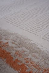 Lizbon 4513 Taba Yumuşak Dokulu Salon Halısı Kesme Halı