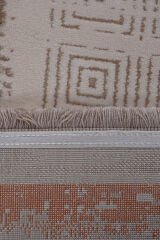 Lizbon 4513 Taba Yumuşak Dokulu Salon Halısı Kesme Halı